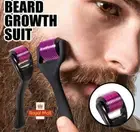 Derma Roller 0.50mm For Beard Hairs Growth Facial Skin 540 Titanium Micro Needle