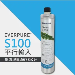 【EVERPURE】S100家用標準型淨水器濾心/S-100平行輸入濾芯(★美國原廠平行輸入全新品)