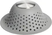 OXO Good Grips Silicone Drain Protector for Pop-Up & Regular Drains Silver