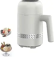 Ice Cream Maker Machine 6-in-1 Multifunction - 300ml Soft Serve & Sorbet Maker with 90-min Quick Freeze, Portable Frozen Yogurt Maker for Home, Milkshakes, Desserts (bpa-Free, Easy Clean, Quiet)