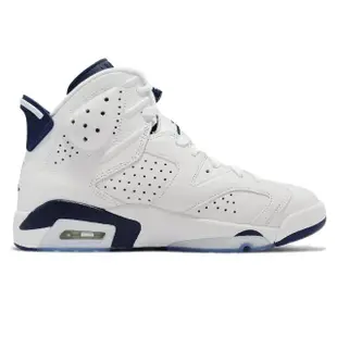 【NIKE 耐吉】喬丹鞋 Air Jordan 6 Retro 男鞋 白 午夜藍 AJ6 經典 6代(CT8529-141)