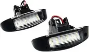 FIQOME 2x LED Licence Number Plate Light White Canbus, for 1999-2006 Jumper Relay Boxer Ducato Closed Van/Bus Car Number Plate Led Light