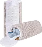 [whimsicorn] Shoe Washing Machine Bag，2 PCS Shoe Cleaning Bag for Washing Machine,Upgarded Shoe Washing Bag with Shoelace and Shoepad Pocket, Shoe Laundry Bag for 360° Cleaning (Grey)