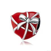 Silver plating Love Gift Box Charm for Bracelet Women Pendant Jewelry Bracelet