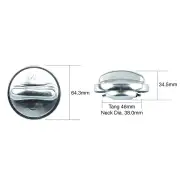 Tridon Metal Bayonet Oil Cap 38.0mm for Audi A3 8PA A4 B5 8D2 1.8L 1.9L
