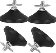 GARIOUANS 4pcs Adjustable Leveling Feet for Foosball Tables Swivel Leg Levelers Easy Installation Furniture Feet for Table Desk Cabinet Skid Design