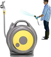 Pressure Water Sprayer | Garden Water Hose Rack | Portable Multifunctional 10 Adjustable Modes Irrigation Tools for Walls Vehicle Clean Patio Fences Driveway Boat Decks