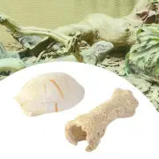Aquarium Hideout Betta Hide Resin Reptiles Decor for Chameleon Turtle Garden