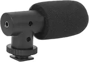 Easy to Install and Use Standard 3.5 Mm Interface Machine Top Microphone Capacitance Microphone for Mobile Phone, Camera Video and Recording