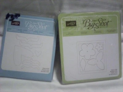 Stampin' Up! Sizzix Big Shot Bigz Island Floral ￼& Originals Hearts & Brackets