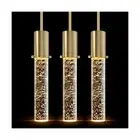 3 Pack Mini Integrated Hanging Crystal Kitchen Island Modern Concise Rod Pend...