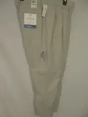 Dockers Best Pressed Cotton Blnd Tan Classic Fit Pleated Dress Pants SR$62 NEW