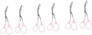 Minkissy 3sets Smooth Natural Look Eyebrow Trimmer Beauty Scissors Eyebrow Razor Perfect for Women Men Makeup 2pcs*3