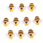 10pcs Flat Back Resin Cabochon Bee DIY Flatback Scrapbook Embellishment Craft AY