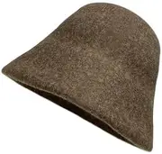 [YMMMY ROSE] Wool Bucket Cloche Hat Winter Women Round Short Brim Bowler Hat 1920s Cloche Hat Fedora Hat