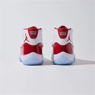 Nike Air Jordan 11 Retro 男 白紅 AJ11 透氣 休閒 運動 籃球鞋 CT8012-116