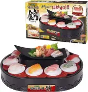 Conveyor belt Sushi Sushi-Go-Round ｗith 10 Plate＆Sushi grip vessel From JAPA