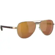 Costa Peli Brushed Gold Sunglasses w/Gold Mirror 580G Lenses 06S4002-40022857