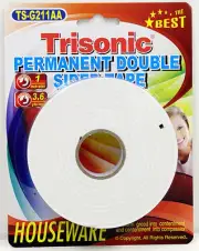 PERMANENT STRONG DOUBLE SIDE STICK FOAM MOUNTING TAPE WALL-MOUNT 3.6 YDS 1" WIDE