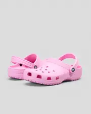 [Crocs] Crocs Women's Classic Clogs Shoes in Pink Tweed Size W6 W6 Pink Tweed