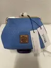 Dooney & Bourke Pebble Grain Large Framed Purse-Kiss Lock Brand New *Azure Blue*