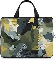 FHPCE Laptop Shoulder Bag Laptop Bag Computer Bag Camouflage Pattern Messenger Bag for Unisex, Camouflage Pattern, 10inch