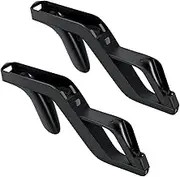 EuroBird Shooting Game Wii u Zapper Gun Grip-suitable for Nintendo Wii Nunchuk Wireless Remote Controller (Black Set of 2) & Nintendo Hunting Guns for Wii Accessories