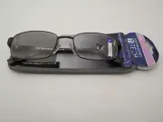 MEN'S Reading Glasses Foster Grant Ti-TECH HYPER-FLEX T-1100 MSRP $30.00 (#568)