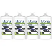 4PK Bona 1L Stone Tile & Laminate Polish Protective Floor Polisher Gloss Finish