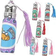 PACKOVE 6 pcs Refillable Roller Bottles Portable Travel Perfume Bottles with Durable Design Leak and Scratch Resistant for Essential Oils and Fragrances Random Color