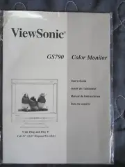 ViewSonic Display Suite Software CD Pack for GS790 Color Monitor NEW!