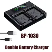 Dual Battery Charger For SAMSUNG BP-1030 BC1030 NX200 NX210 NX300 NX300M BP1030