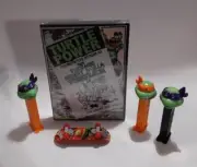 Teenage Mutant Ninja Turtles Pez Dispensers, DVD Documentary + Mini Skateboard