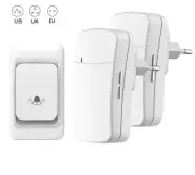 Wireless Door Bell My Melody Ring 300M 100-250V Remote Control Outdoor Chime Kit