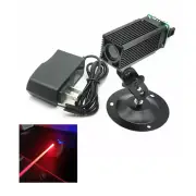 638nm Orange Red 1200mW Fat Beam Laser Module Warning Light +Holder +12V Adapter