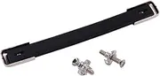 ETHZZLE Heavy Duty Carrying Handle Case Straps Lock Webbing Straps for Bags Acoustic Sound Bar Suitcases Empty Guitar Speaker Cabinet Handles Cables Stand Suitcase Belt Door Gauge Black