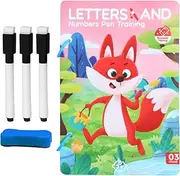Pen Control Card Game,Handwriting Skill Training Cards Reusable | Writing Learning Book Interactive Handwriting Practice for Preschoolers Boys Girls Students