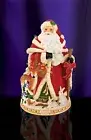 RADKO 2011889 WINTER FOREST SANTA COOKIE JAR - SANTA WITH DEER - FREE SHIPPING