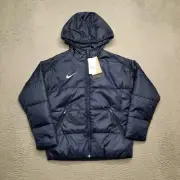 Nike Academy Pro 24 Sideline Puffer Jacket Boys Medium Navy Therma Fit FD7708