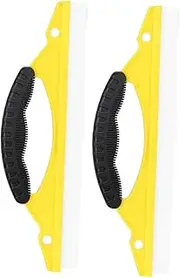 BUGUUYO Multi-use Squeegee Set Window and Shower Cleaner Soft Material Comfortable to Hold Handle Plastic Shower Squeegee for Tile
