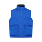 [Alexander Mcqueen] Alexander Mcqueen-Ultramarine Blue Padded Vest-Uomo 52 IT