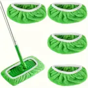 4 PCS Reusable Wet Pads Refills, Dry Sweeping Pads fo, Washable Mop Head Pads