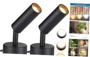 2 Pack LED Spot Lights Indoor 3000K/4000K/5000K Adjustable Up Lights Indoor
