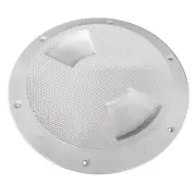 SEA DOG ABS DECK PLATE WHITE TEXTURED 5" QUARTER TURN TO