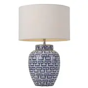 Telbix Lighting Ting Table Lamp - White / Blue