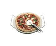 DAVIS & WADDELL 3 Piece Round Pizza Stone Set