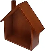 Cabilock 1pc Storage Rack Charming Cartoon House Wall Decor for Childrens Practical and Shelf Stylish Storage Home