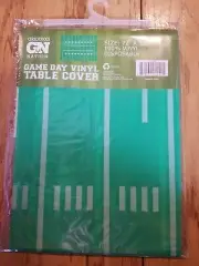 Football VINYL Disposable TABLECLOTH Table Cover Green 72" x 52" Gridiron Nation