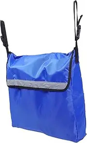 Baluue Wheelchair Storage Bag Wheelchair Bags Armrest Pouch Bag Wheelchair Side Organizer Armrest Hanging Bag Wheelchairs Pouch Wheelchair Storage Pouch Wheelchair Side Bags Blue 420d