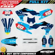Full Custom Graphics Kit BOOST STYLE Yamaha WRF 450 2020 decals stickers WR 450F